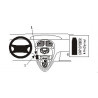 Brodit ProClip Center Mount low- Citroen Xsara Picasso 2000-2006