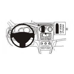 Brodit ProClip Center Mount - Dacia Logan/Sandero 13-20