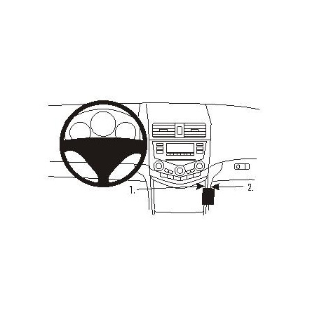 Brodit ProClip Angled Mount, low - Honda Accord 2003-2007