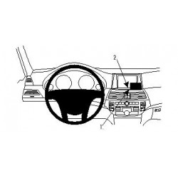 Brodit ProClip Center Mount, right - Honda Accord Coupé 08-12