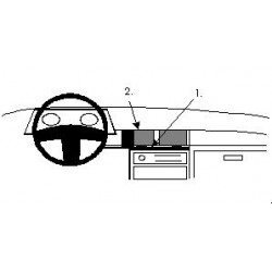 Brodit ProClip Center Mount - Honda Civic/Shuttle 88-91