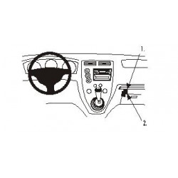 Brodit ProClip Angled Mount - Honda Civic 3&5 Door 01-05