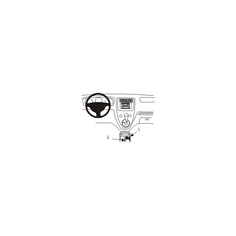 Brodit ProClip Console Mount - Honda Civic 3&5 Door/Stream 01-07 Brodit ProClip Console Mount - Honda Civic 3&5 Door/Stream 01-07