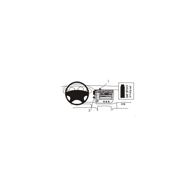 Brodit ProClip Center Mount - Honda Civic 4 Door/Hybrid 01-05 Brodit ProClip Center Mount - Honda Civic 4 Door/Hybrid 01-05