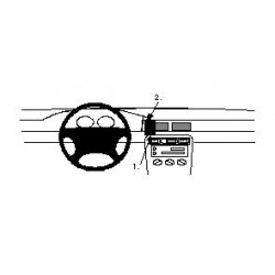 Brodit ProClip Center Mount - Honda Civic 5 Door 95-00