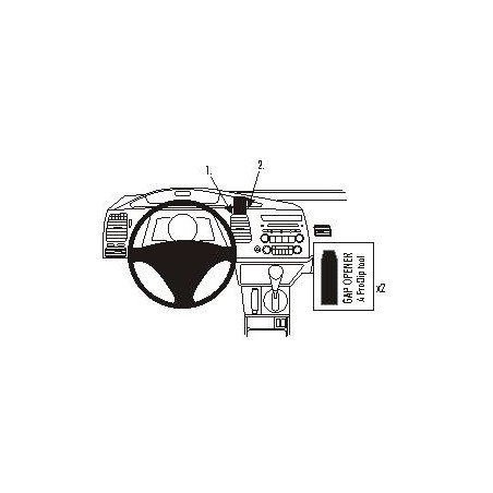 Brodit ProClip Center Mount - Honda Civic Hybrid 06-11