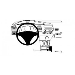 Brodit ProClip Console Mount - Honda Civic Hybrid 06-11