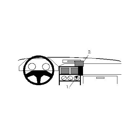 Brodit ProClip Angled Mount - Honda/Rover Multimodel 88-95