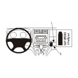 Brodit ProClip Angled Mount - Honda CR-V 2007 mod.
