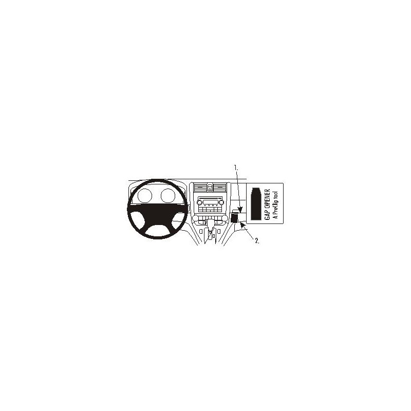 Brodit ProClip Angled Mount - Honda CR-V 2007 mod. Brodit ProClip Angled Mount - Honda CR-V 2007 mod.