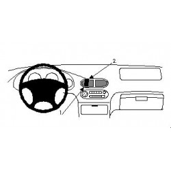 Brodit ProClip Center Mount - Honda CRX 1992-1997