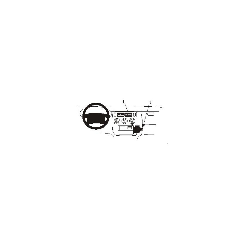 Brodit ProClip Angled Mount - Honda HR-V/Logo 99-07