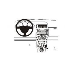 Brodit ProClip Console Mount - Honda Jazz 2002-2008