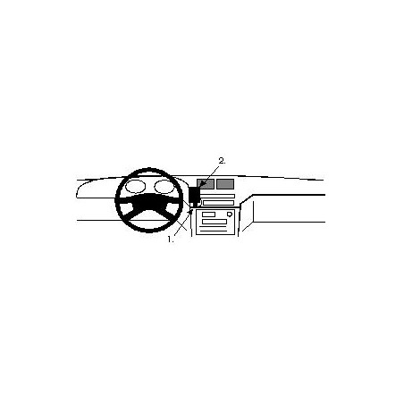 Brodit ProClip Center Mount - Honda Legend 1991-1995