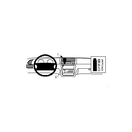 Brodit ProClip Center Mount - Honda Shuttle 1996-2000