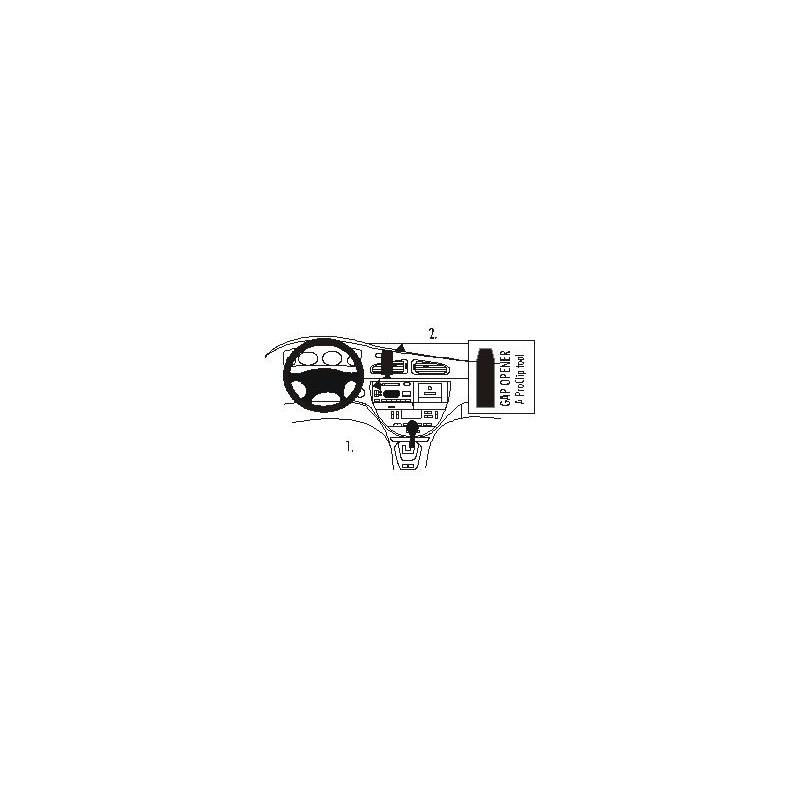 Brodit ProClip Center mount - Jaguar S-Type 1999-2001