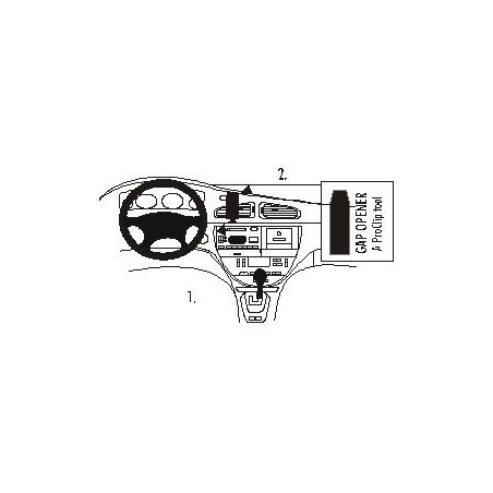 Brodit ProClip Center mount - Jaguar S-Type 1999-2001