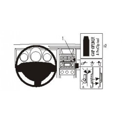 Brodit ProClip Angled mount - Dodge Nitro 2007-2012