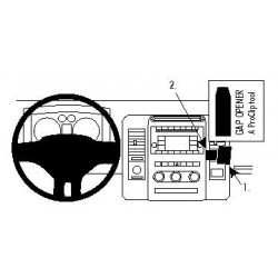 Brodit ProClip Angled mount - Dodge Ram multi model 2009-2012