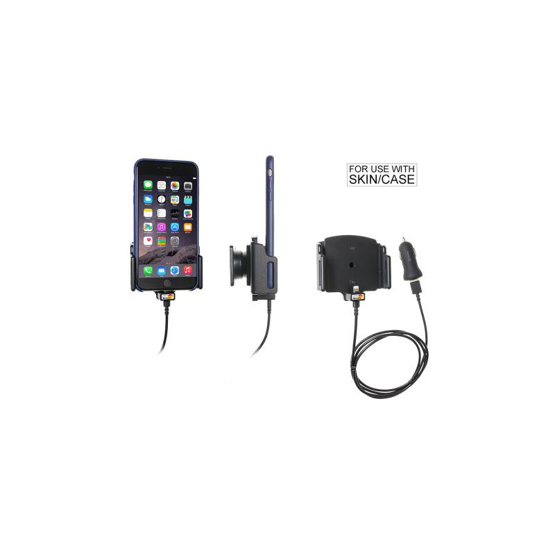 Brodit Aktiv Bilholder Apple iPhone 6 Plus  m.fl.- Aktiv holder med cigg-kontakt (521667)