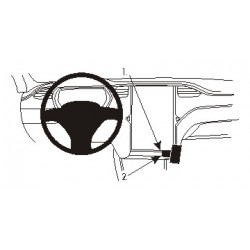 Brodit ProClip Angled Mount- Tesla Model S/Model X  2013-2021