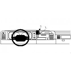 Brodit ProClip Center mt- Dodge Ram Pick Up 1500/2500/3500 95-97