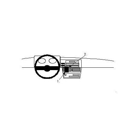 Brodit ProClip Center mount - Fiat Cinquecento 1994-2004