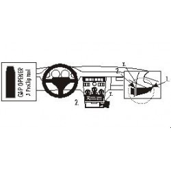 Brodit ProClip Angled mount, low - Fiat Coupé 1997-2007