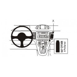 Brodit ProClip Angled mount - Fiat Idea/Lancia Musa 04-14