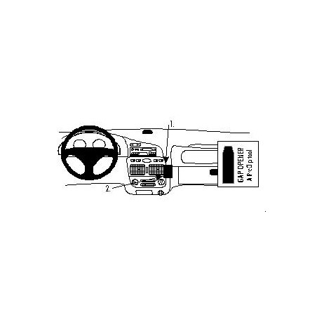 Brodit ProClip Angled mount - Fiat Palio/Siena 1998-2002