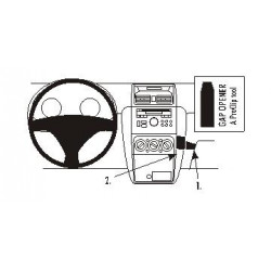 Brodit ProClip Angled mount - Fiat Sedici/Suzuki SX4 07-15