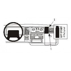 Brodit ProClip Angled - Fuso Canter/Mitsubishi Fuso Canter 01-06