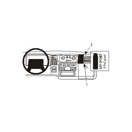 Brodit ProClip Angled - Fuso Canter/Mitsubishi Fuso Canter 01-06