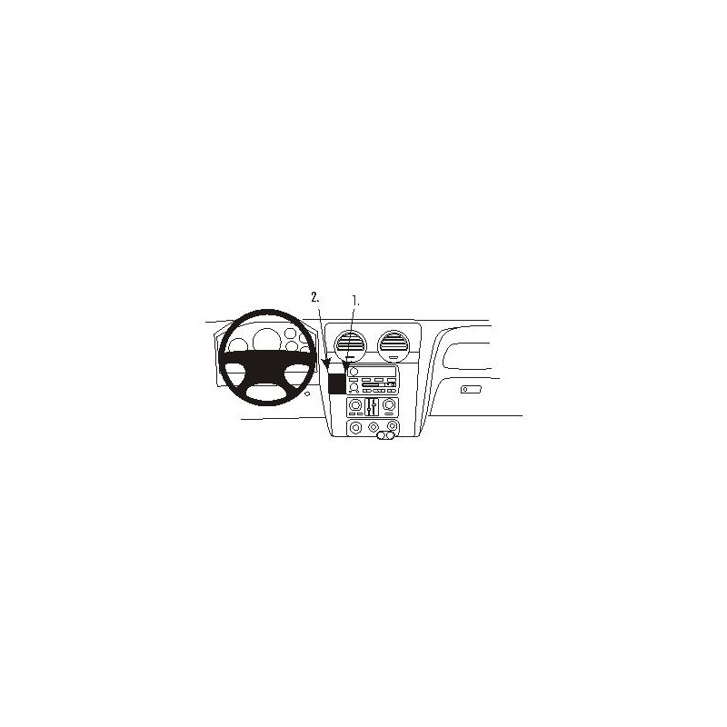 Brodit ProClip Center mount - GMC Envoy 2002-2010 Brodit ProClip Center mount - GMC Envoy 2002-2010