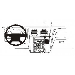 Brodit ProClip Angled mount - GMC Envoy 2002-2010