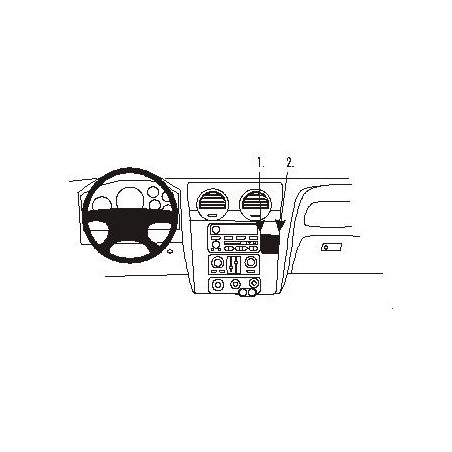 Brodit ProClip Angled mount - GMC Envoy 2002-2010