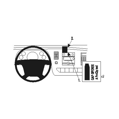 Brodit Forsterket ProClip center- Chevrolet/GMC Multimod. 08-16