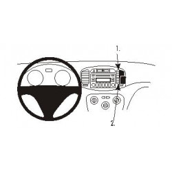 Brodit ProClip Center Mount - Hyundai Accent 2006-2011