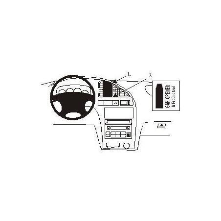 Brodit ProClip Center Mount - Hyundai Elantra 2001-2003