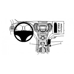 Brodit ProClip Angled mnt Hyundai Grand Santa Fe/Santa Fe 13-18