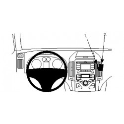 Brodit ProClip Angled Mount - Hyundai i30 2008-2012