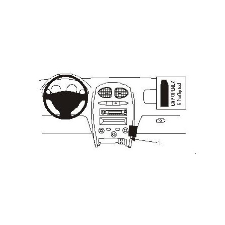 Brodit ProClip Angled Mount - Hyundai Santa Fe 2001-2005