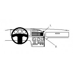 Brodit ProClip Center Mount - Hyundai Scope 1991-1994