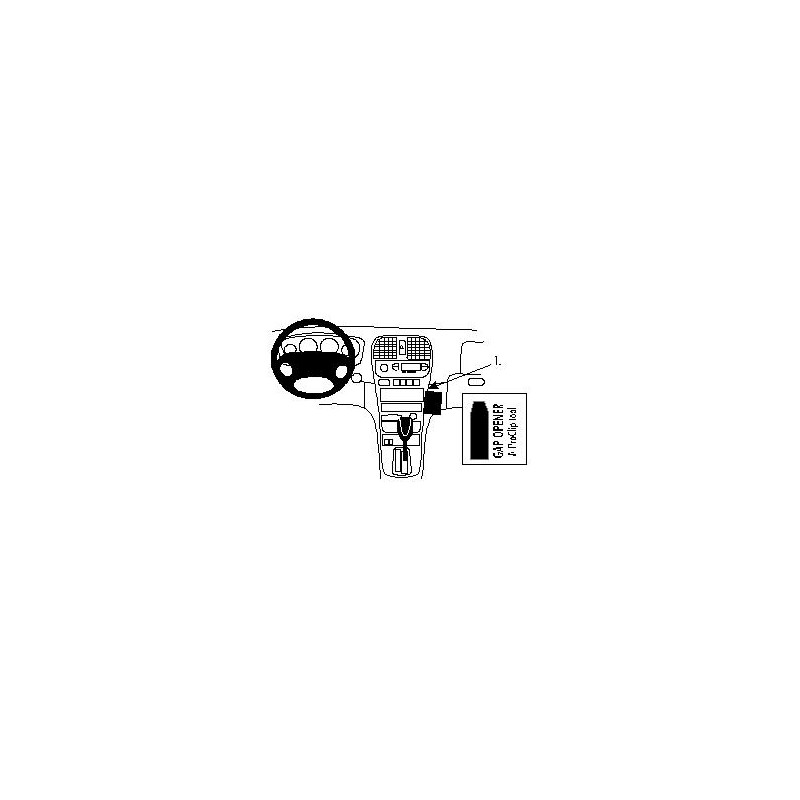 Brodit ProClip Angled Mount - Hyundai Sonata 1999-2001 Brodit ProClip Angled Mount - Hyundai Sonata 1999-2001