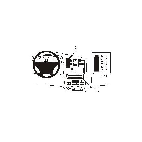 Brodit ProClip Center Mount - Hyundai Sonata 2002-2004