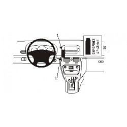 Brodit ProClip Center Mount - Hyundai Sonata 2005-2008