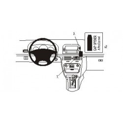 Brodit ProClip Angled Mount - Hyundai Sonata 2005-2008