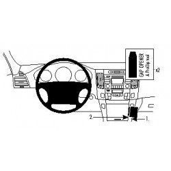 Brodit ProClip Angled Mount - Hyundai Sonata 2009-2010