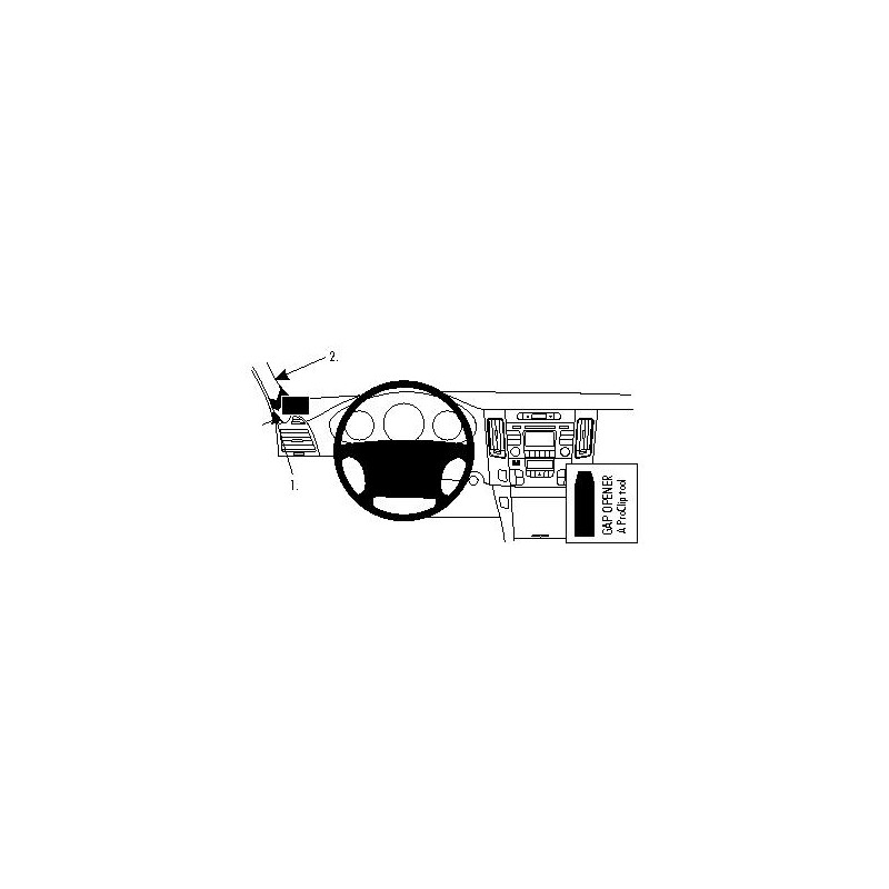 Brodit ProClip Left Mount - Hyundai Sonata 2009-2010 Brodit ProClip Left Mount - Hyundai Sonata 2009-2010