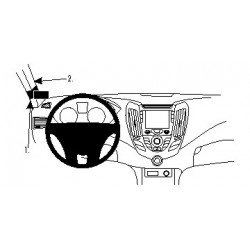 Brodit ProClip Left mount - Hyundai Veloster 2012-2018